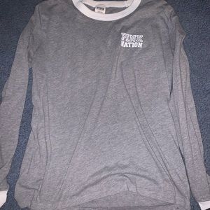 Pink long sleeve shirt